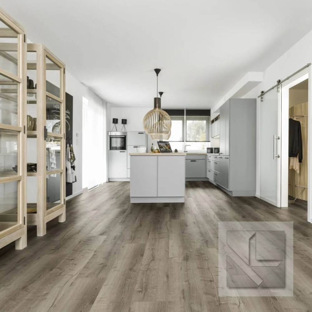 Кварц вінілова плитка для підлоги Wineo 400 DB Wood XL Comfort Oak Taupe DB300WXL